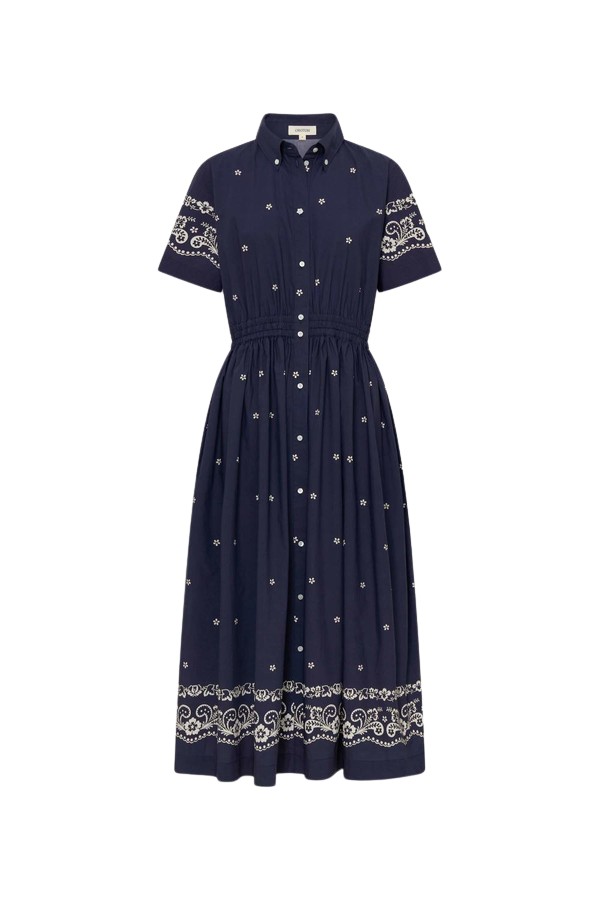 Oroton Floral Bandana Shirt Dress - Oroton Dresses - Australian Heritage Luxury - Shop at Coveti