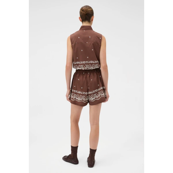 Oroton Floral Bandana Short - Oroton Shorts - Australian Heritage Luxury - Shop at Coveti