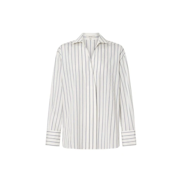Oroton Fluid Stripe Shirt - Oroton Tops - Australian Heritage Luxury - Shop at Coveti