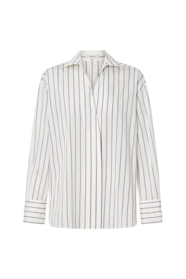 Oroton Fluid Stripe Shirt - Oroton Tops - Australian Heritage Luxury - Shop at Coveti