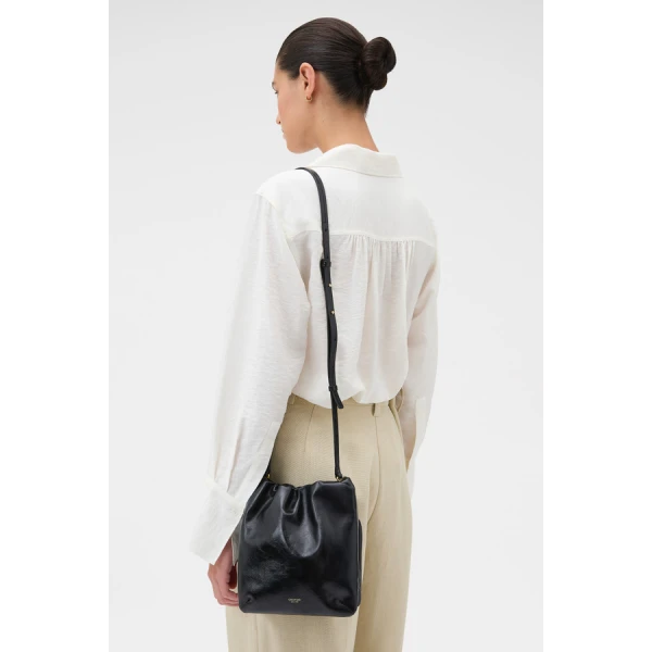 Oroton Georgie Crossbody Bag Crackle - Bags - Australian Luxury Leather Handbag at Coveti