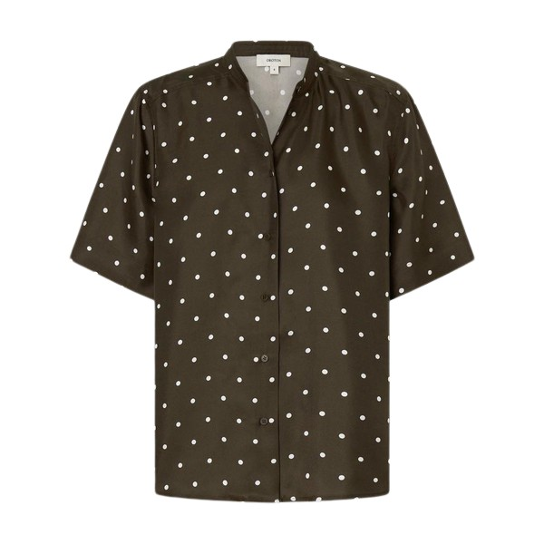 Oroton Graphic Spot Top - Oroton Tops - Australian Heritage Luxury - Shop at Coveti