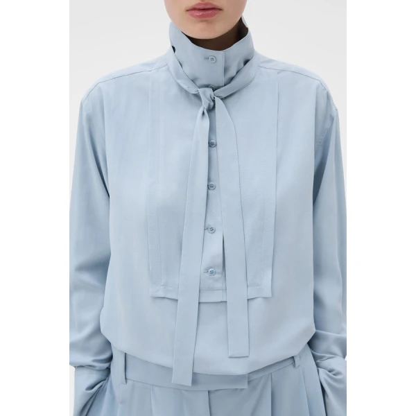 Oroton Half Placket Button Shirt - Oroton Tops - Australian Heritage Luxury - Shop at Coveti