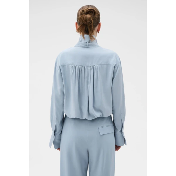 Oroton Half Placket Button Shirt - Oroton Tops - Australian Heritage Luxury - Shop at Coveti