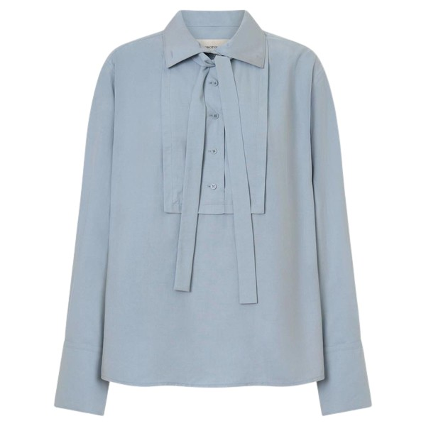 Oroton Half Placket Button Shirt - Oroton Tops - Australian Heritage Luxury - Shop at Coveti