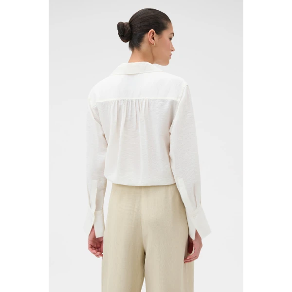 Oroton Half Placket Zip Shirt - Oroton Tops - Australian Heritage Luxury - Shop at Coveti