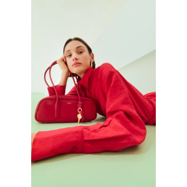 Oroton Half Placket Zip Shirt - Oroton Tops - Australian Heritage Luxury - Shop at Coveti