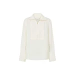 Oroton Half Placket Zip Shirt - Oroton Tops - Australian Heritage Luxury - Shop at Coveti