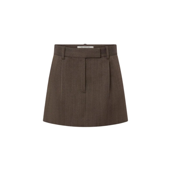 Oroton Herringbone Mini Skirt
