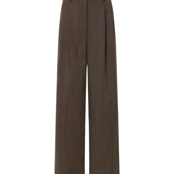 Oroton Herringbone Pleat Pant - Oroton Pants - Australian Heritage Luxury - Shop at Coveti