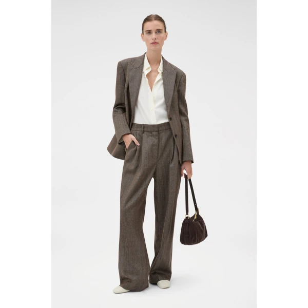 Oroton Herringbone Shaped Blazer - Oroton Jackets - Australian Heritage Luxury - Shop at Coveti