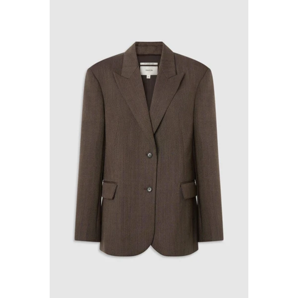 Oroton Herringbone Shaped Blazer - Oroton Jackets - Australian Heritage Luxury - Shop at Coveti