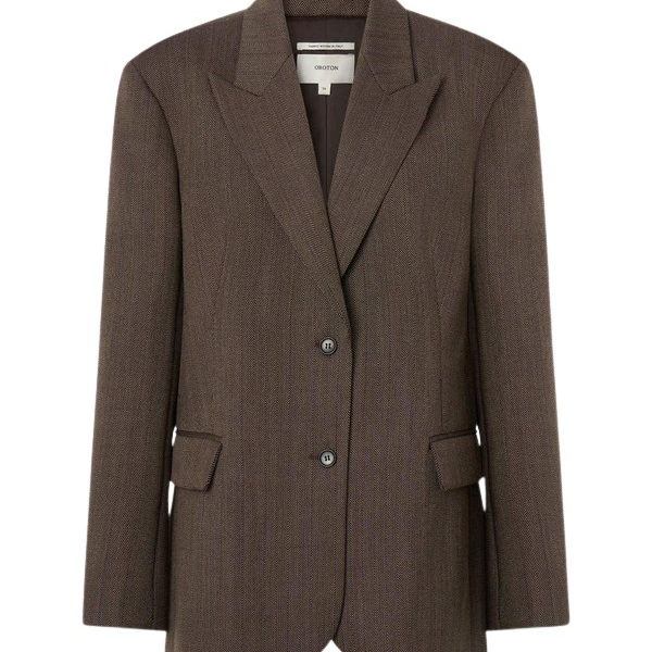 Oroton Herringbone Shaped Blazer - Oroton Jackets - Australian Heritage Luxury - Shop at Coveti