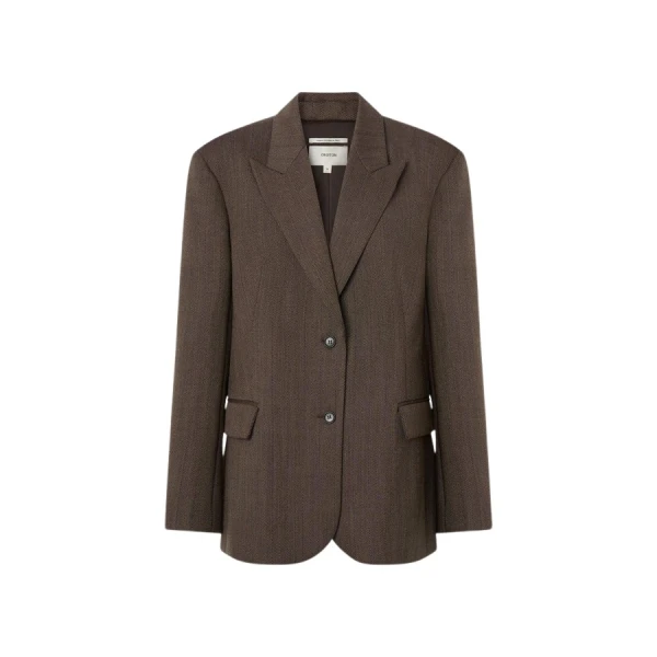 Oroton Herringbone Shaped Blazer - Oroton Jackets - Australian Heritage Luxury - Shop at Coveti