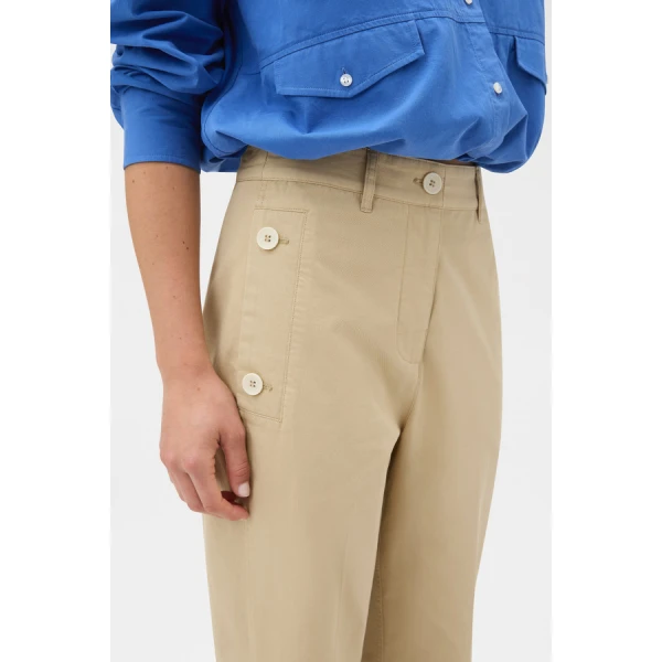 Oroton Kick Flare Button Pant - Oroton Pants - Australian Heritage Luxury - Shop at Coveti