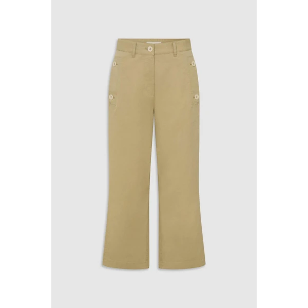 Oroton Kick Flare Button Pant - Oroton Pants - Australian Heritage Luxury - Shop at Coveti