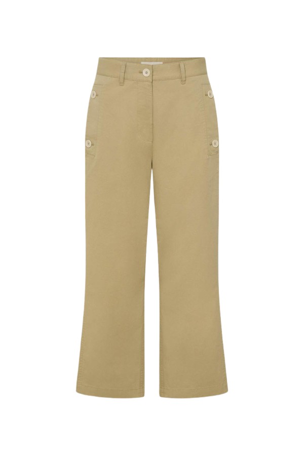 Oroton Kick Flare Button Pant - Oroton Pants - Australian Heritage Luxury - Shop at Coveti