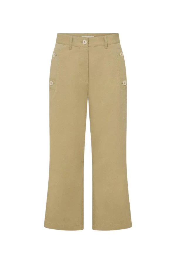 Oroton-Kick-Flare-Button-Pant40062_nobg Oroton Kick Flare Button Pant - Oroton Pants - Australian Heritage Luxury - Shop at Coveti