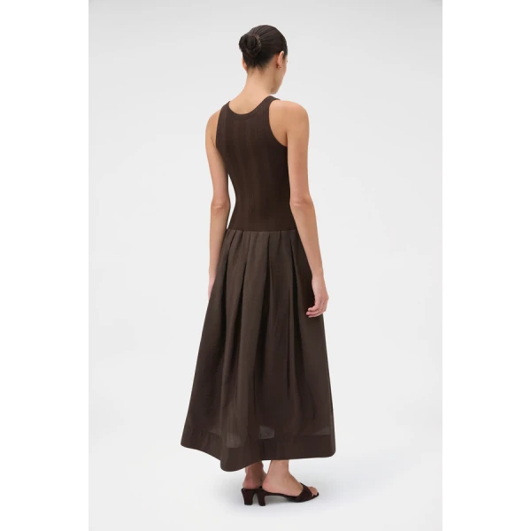 Oroton Knit Bodice Midi Dress - Oroton Dresses - Australian Heritage Luxury - Shop at Coveti