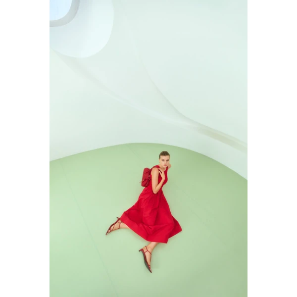 Oroton Knit Bodice Midi Dress - Oroton Dresses - Australian Heritage Luxury - Shop at Coveti