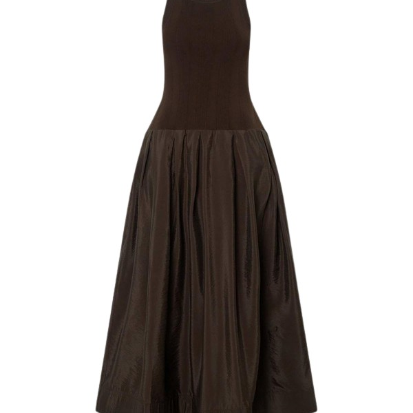 Oroton Knit Bodice Midi Dress - Oroton Dresses - Australian Heritage Luxury - Shop at Coveti