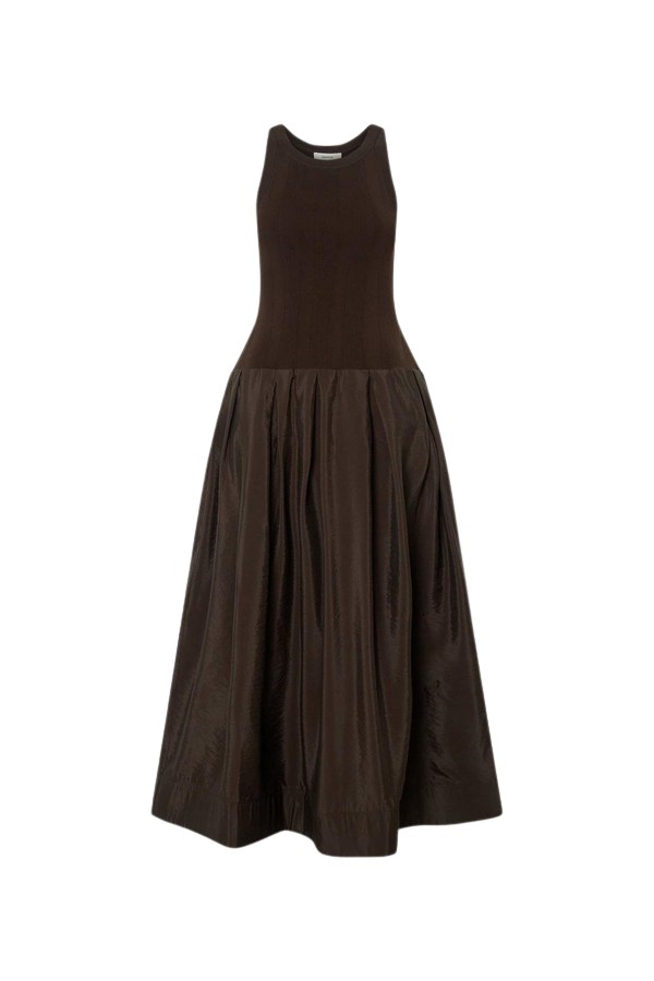 Oroton Knit Bodice Midi Dress - Oroton Dresses - Australian Heritage Luxury - Shop at Coveti