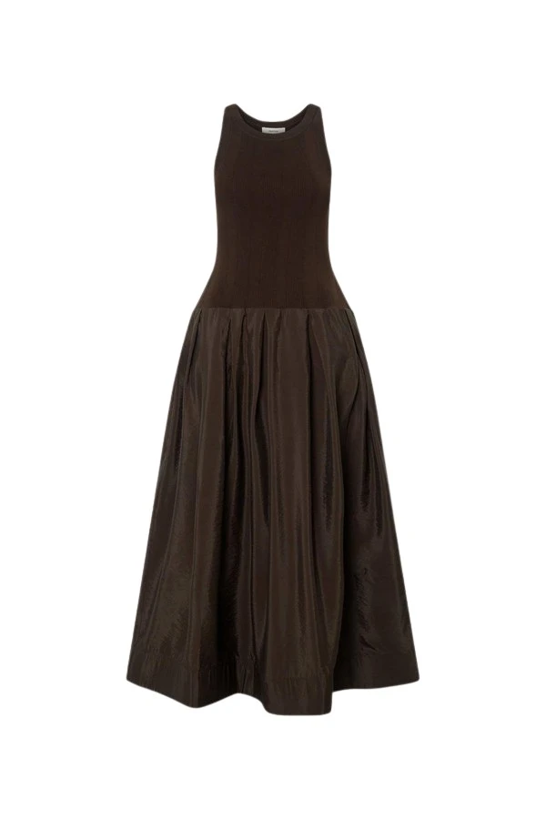 Oroton-Knit-Bodice-Midi-Dress-925656_nobg Oroton Knit Bodice Midi Dress - Oroton Dresses - Australian Heritage Luxury - Shop at Coveti