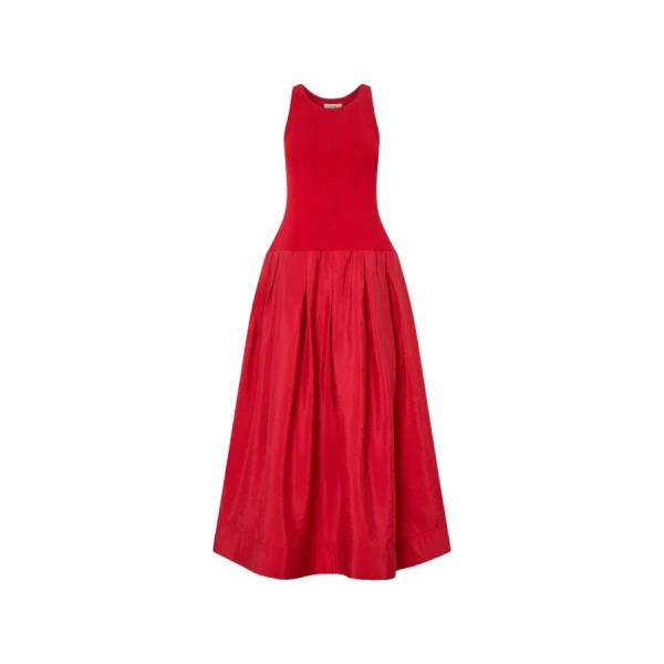 Oroton Knit Bodice Midi Dress - Oroton Dresses - Australian Heritage Luxury - Shop at Coveti