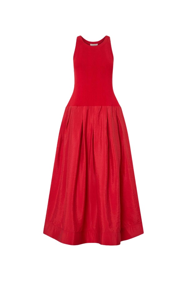 Oroton Knit Bodice Midi Dress - Oroton Dresses - Australian Heritage Luxury - Shop at Coveti