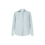 Oroton Lace Trim Shirt - Oroton Tops - Australian Heritage Luxury - Shop at Coveti