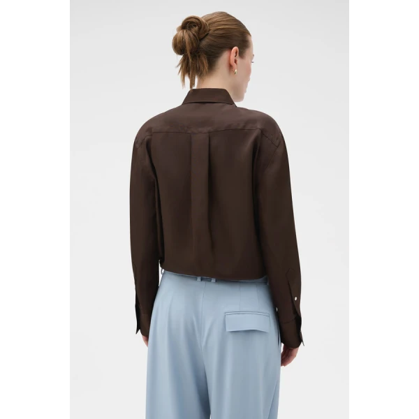 Oroton Long Sleeve Shirt - Oroton Tops - Australian Heritage Luxury - Shop at Coveti