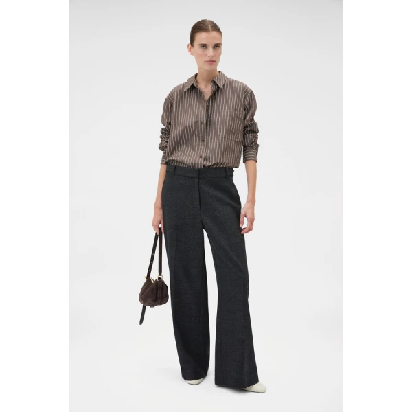 Oroton Long Sleeve Stripe Shirt - Oroton Tops - Australian Heritage Luxury - Shop at Coveti