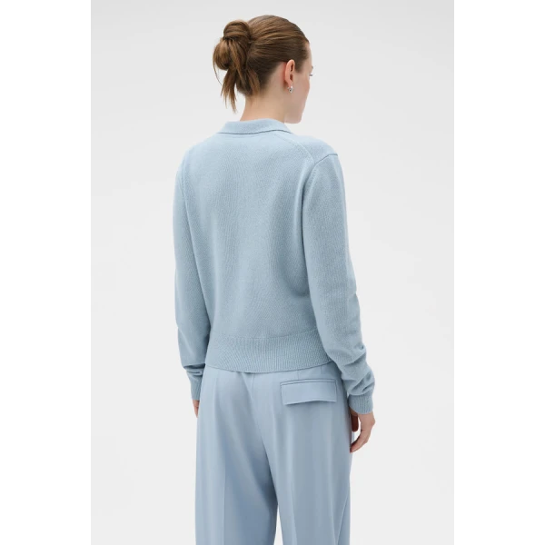Oroton Long Sleeve Zip Polo - Oroton Tops - Australian Heritage Luxury - Shop at Coveti