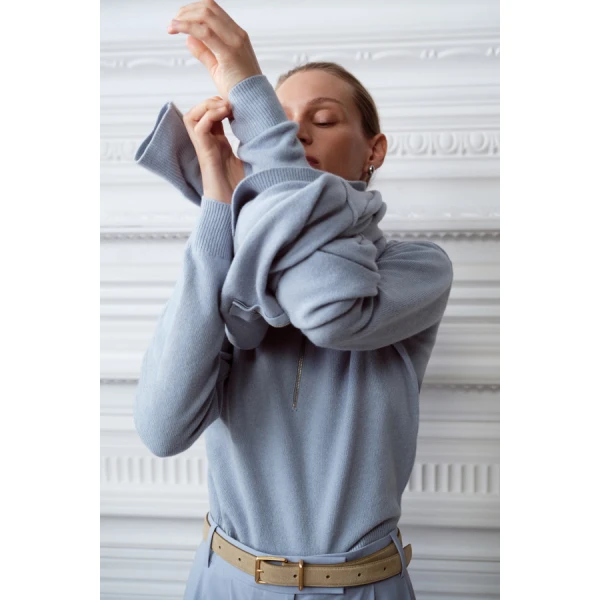 Oroton Long Sleeve Zip Polo - Oroton Tops - Australian Heritage Luxury - Shop at Coveti