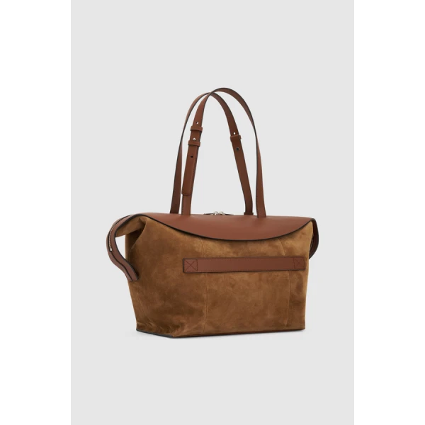 Oroton Mica Medium Tote Suede - Bags - Australian Luxury Leather Handbag at Coveti