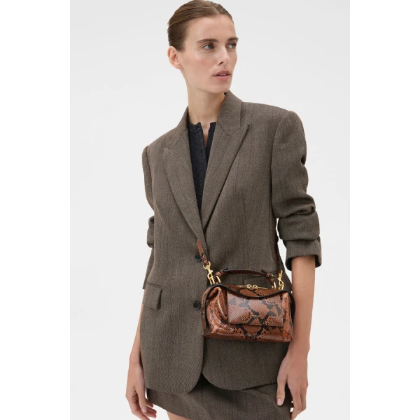 Oroton Mica Mini Bowler - Bags - Australian Luxury Leather Handbag at Coveti
