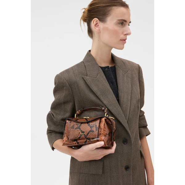 Oroton Mica Mini Bowler - Bags - Australian Luxury Leather Handbag at Coveti