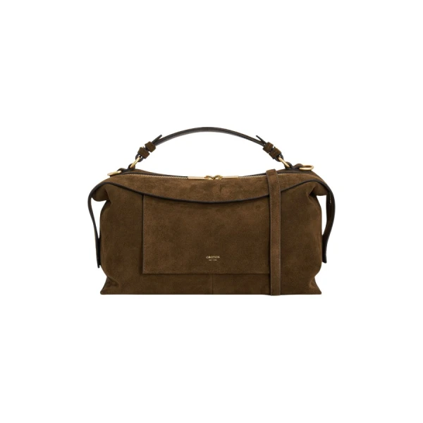 Mica Suede Large Bowler