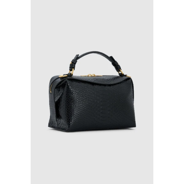 Oroton Mica Texture Bowler - Bags - Australian Luxury Leather Handbag at Coveti