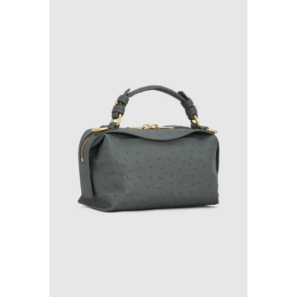 Oroton Mica Texture Mini Bowler - Bags - Australian Luxury Leather Handbag at Coveti