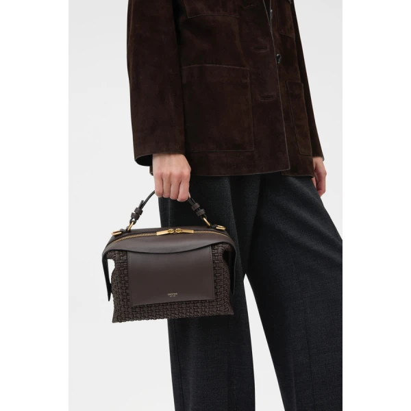 Oroton Mica Workmanship Bowler - Bags - Australian Luxury Leather Handbag at Coveti