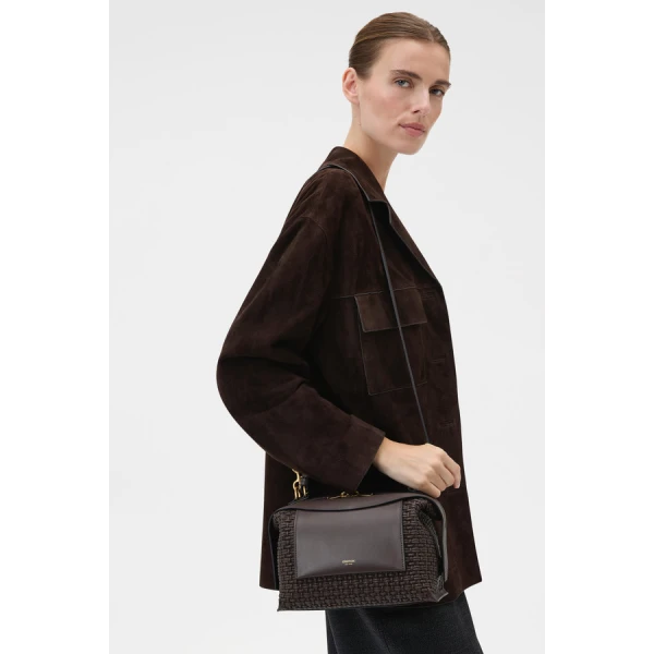 Oroton Mica Workmanship Bowler - Bags - Australian Luxury Leather Handbag at Coveti