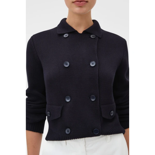 Oroton Milano Knit Jacket - Oroton Jackets - Australian Heritage Luxury - Shop at Coveti