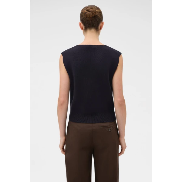 Oroton Milano Knit Vest - Oroton Tops - Australian Heritage Luxury - Shop at Coveti