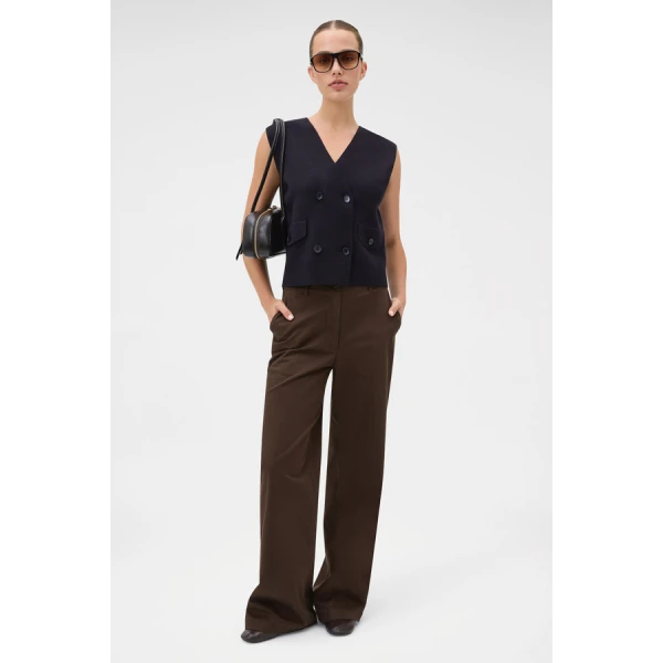 Oroton Milano Knit Vest - Oroton Tops - Australian Heritage Luxury - Shop at Coveti
