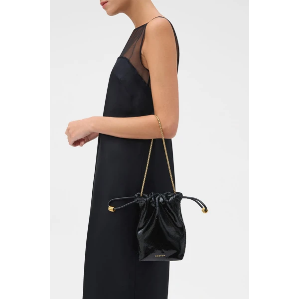 Oroton Nola Drawstring Pouch Texture - Bags - Australian Luxury Leather Handbag at Coveti