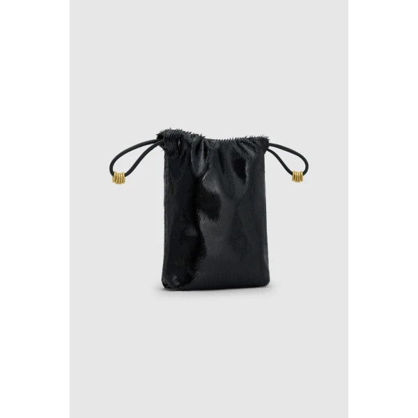 Oroton Nola Drawstring Pouch Texture - Bags - Australian Luxury Leather Handbag at Coveti