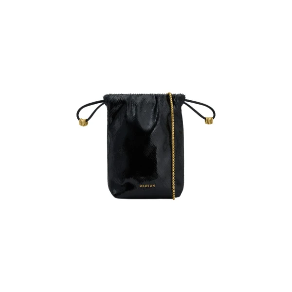 Nola Drawstring Pouch Texture