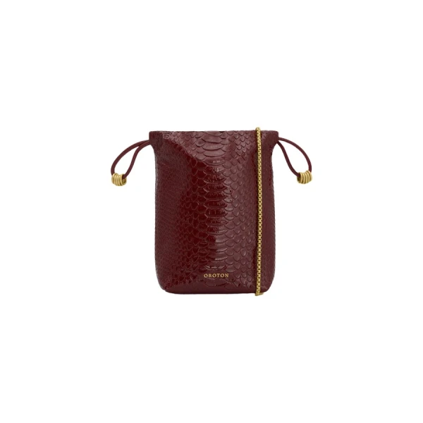 Nola Drawstring Pouch Texture