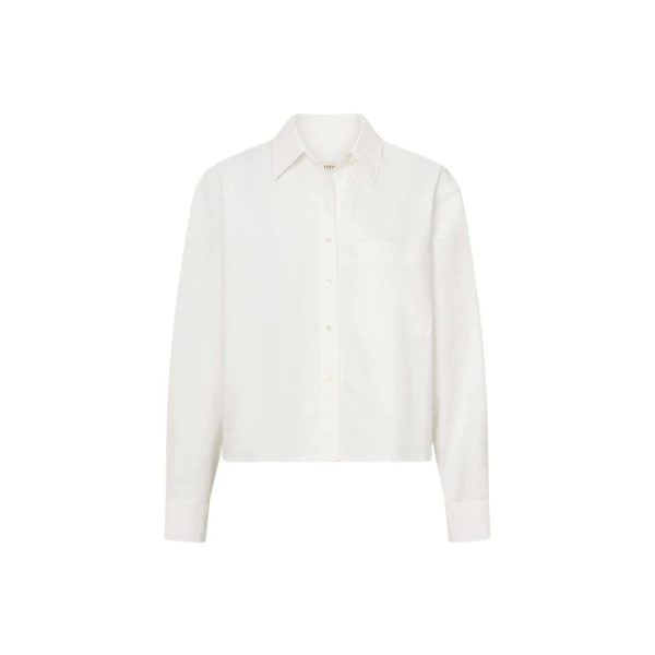 Oroton Oxford Cropped Shirt - Oroton Tops - Australian Heritage Luxury - Shop at Coveti